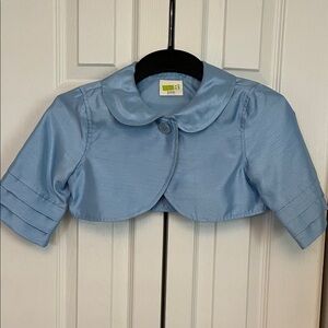Crazy 8 Light Blue Kids Shrug Jacket